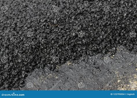 Close-up of Tar Used in Road Construction Stock Photo - Image of road ...