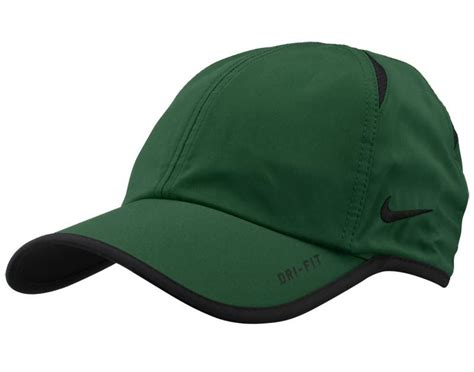 NIKE Men-Women's Tennis Hat Golf DRI-FIT Runner Cap Featherlight, Gorge Green-Black – VALLEYSPORTING