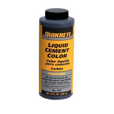 Quikrete 10 oz.Liquid Cement Color - Charcoal-131700 - The Home Depot