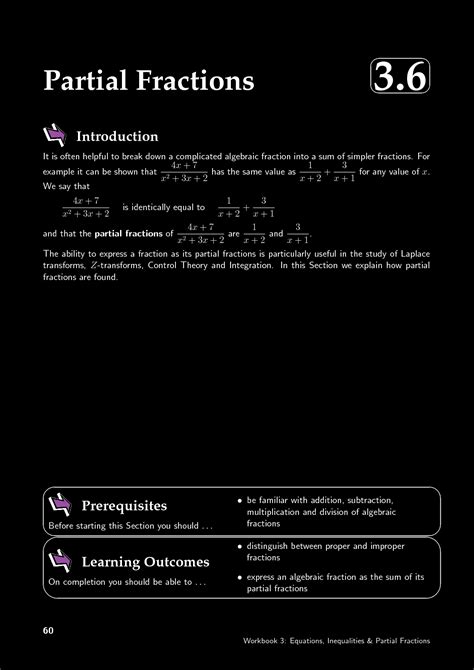 SOLUTION: Partial fractions solving Worksheet - Studypool