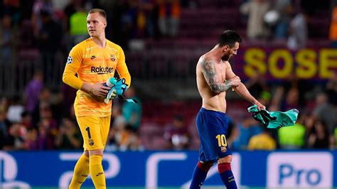 Intervienen para separar a Ter Stegen y Messi en la pelea en el Barça