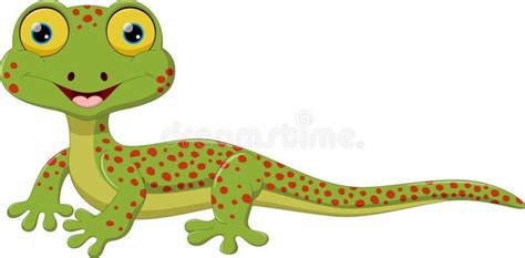 Cute lizard cartoon vector illustration | Cute lizard, Cartoon lizard ...