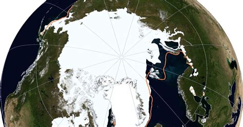 Satellites check in on the North Pole