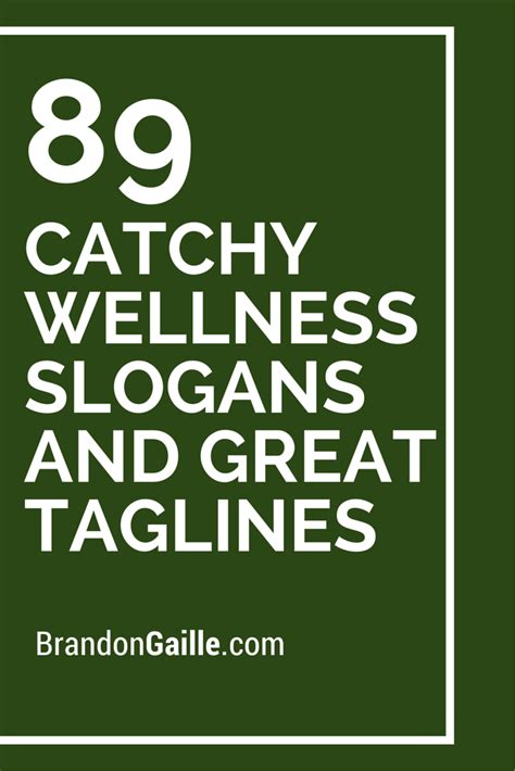 List of 89 Catchy Wellness Slogans and Great Taglines Gym Slogans ...