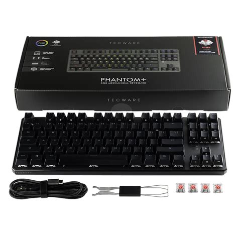 Tecware Phantom+ (87 Keys Red Switch) RGB Mechanical Keyboard - WIND ...