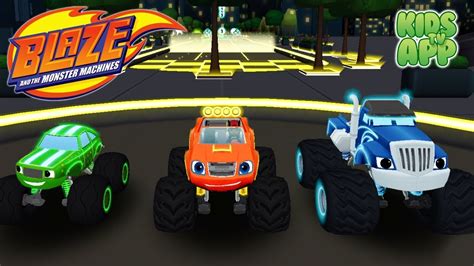 Blaze and the Monster Machines - Racing Game - Light Riders Tracks ...