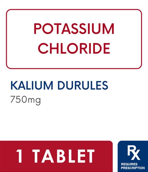 Kalium Durules 750Mg Tablet - Rose Pharmacy Medicine Delivery