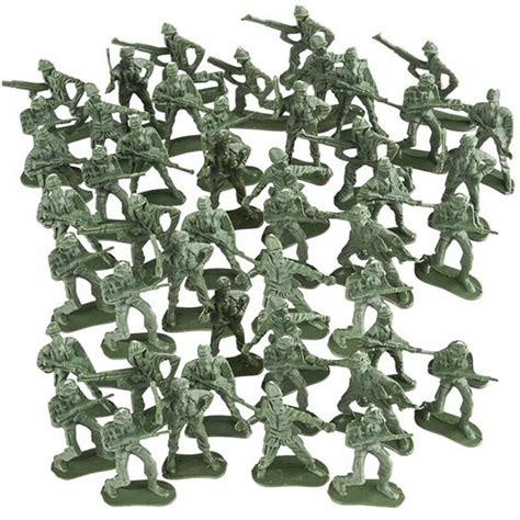 Buy ArtCreativity Little Green Army Men Toy Soldiers, Bulk Pack of 144 Toys Figurines, Plastic ...