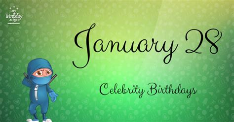 Who Shares My Birthday? Jan 28 Celebrity Birthdays No One Tells You About