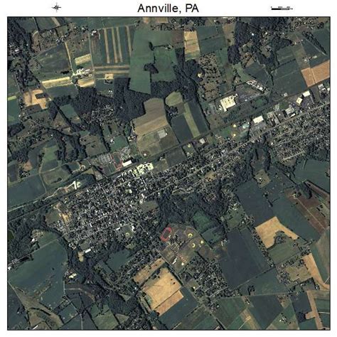 Aerial Photography Map of Annville, PA Pennsylvania