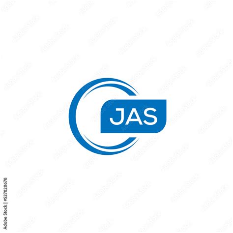 JAS letter design for logo and icon.JAS typography for technology ...