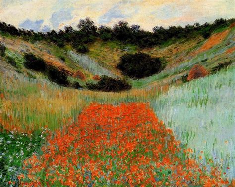 Poppy Flower Painting Monet