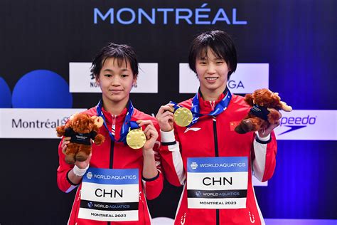 Team China capture two more golds at Diving World Cup in Montreal - CGTN