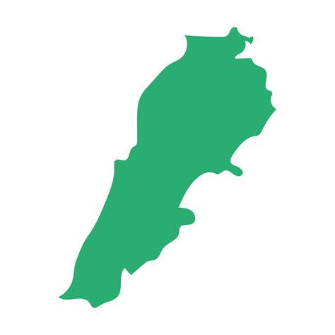 Lebanon Map. Map of Lebanon. Vector. 34371176 Vector Art at Vecteezy