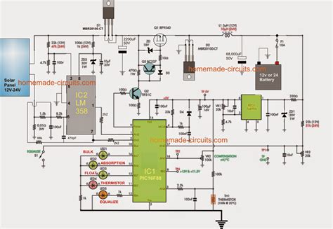 MPPT Circuit using PIC16F88 with 3-Level Charging