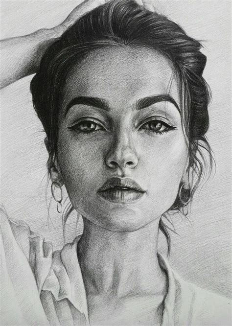 53 Amazing Woman Portrait Ideas | Portrait drawing, Pencil portrait drawing, Realistic drawings