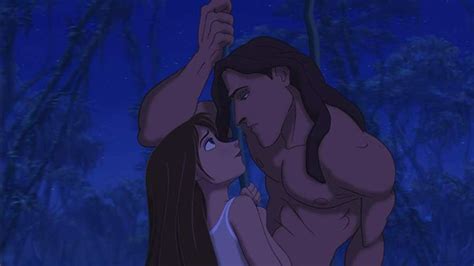 Minnie Driver and Tony Goldwyn in Tarzan (1999) | Tarzan disney, Tarzan ...