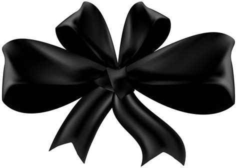 Black Bow PNG Clip Art - Best WEB Clipart