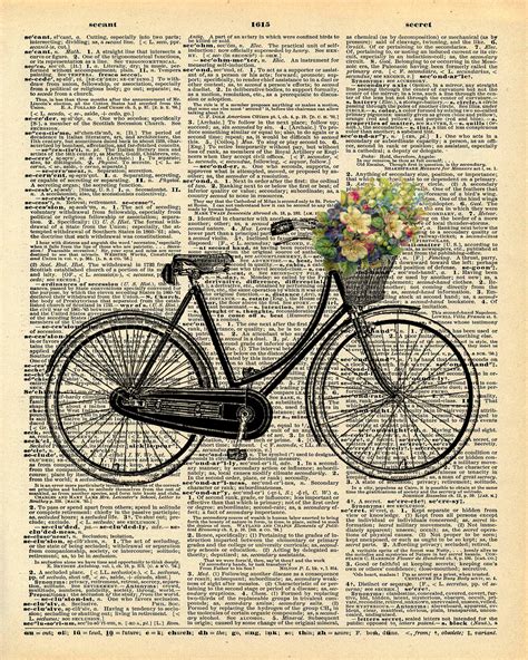 Vintage Dictionary Art Print Collection - 24 Art Prints