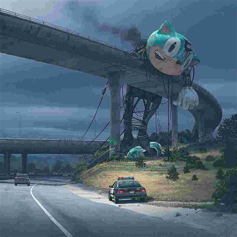 Simon Stålenhag’s Dystopian Countryside Sci-Fi Images