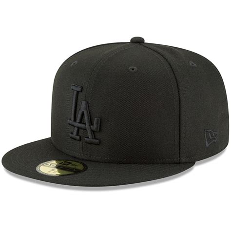 New Era Los Angeles Dodgers Black Primary Logo Basic 59FIFTY Fitted Hat