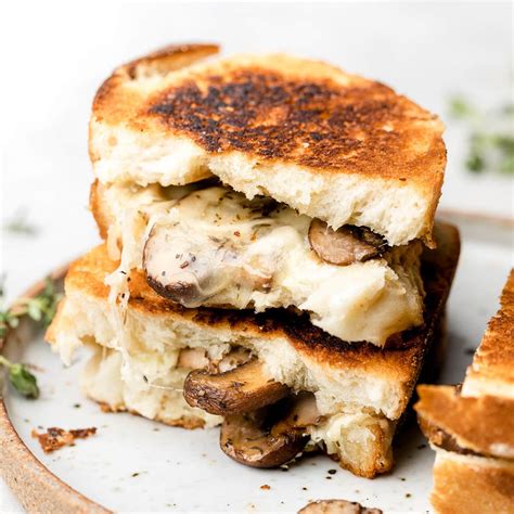 Thyme Roasted Mushroom Grilled Cheese