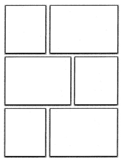 Free Printable Comic Strip Template