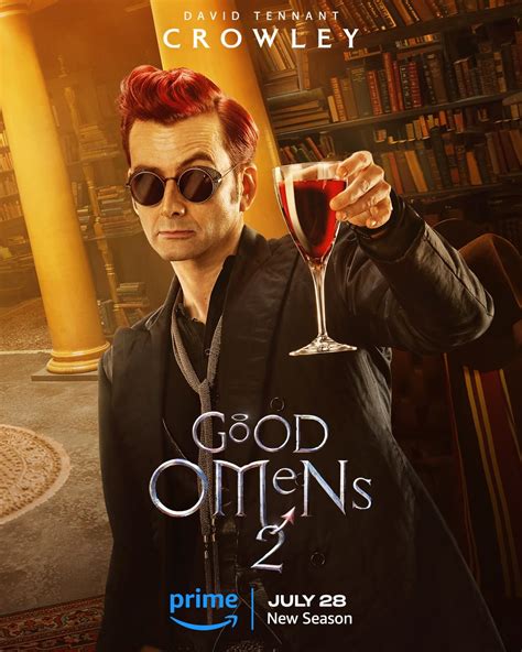 Good Omens 2 Key Art Posters: Aziraphale & Crowley Offer Us a Toast