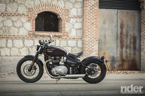 2017 Triumph Bonneville Bobber | First Ride Review | Rider Magazine