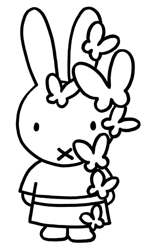 Miffy Coloring Pages at GetColorings.com | Free printable colorings pages to print and color