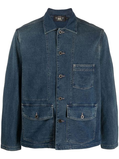 Ralph Lauren RRL button-down Denim Shirt | Blue | FARFETCH