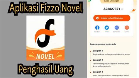 Tag: Aplikasi Fizzo Novel - Baca Novel di Fizzo Novel Dapat Cuan dan Bisa Dicairkan Setiap Hari ...