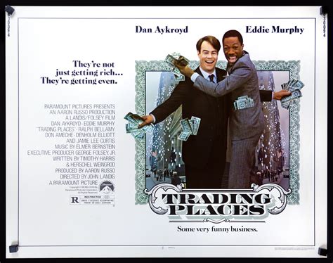 Trading Places (1983) Original Half-Sheet Movie Poster - Original Film ...