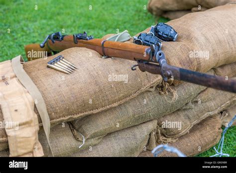 Lee Enfield , MK 1 WW1 rifle Stock Photo - Alamy