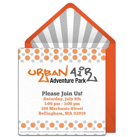 Free Urban Air Adventure Park | Dots Invitations | Printable birthday ...