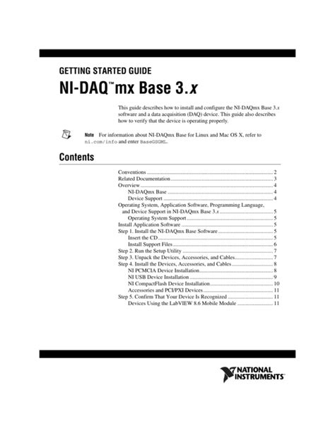 NI-DAQmx Base 3.x Getting Started Guide