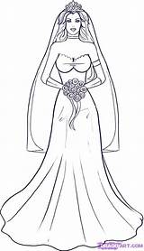 Wedding Bride Coloring Pages sketch template