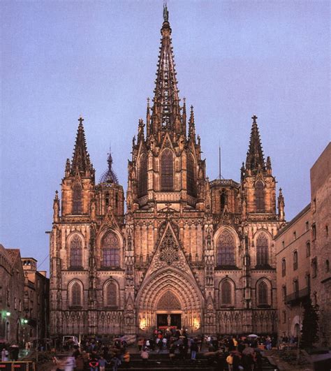 The Barcelona Cathedral is the Gothic Cathedral and was constructed ...