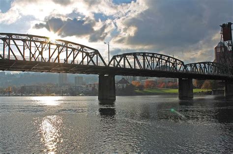 Hawthorne Bridge Portland 002 Photograph by Mark Simpson - Fine Art America