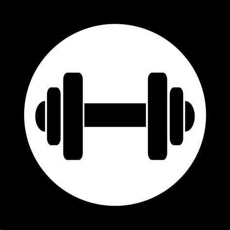 Dumbbell icon 564259 Vector Art at Vecteezy