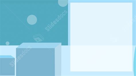 White Blue Square Round E-commerce Banner Powerpoint Background For ...