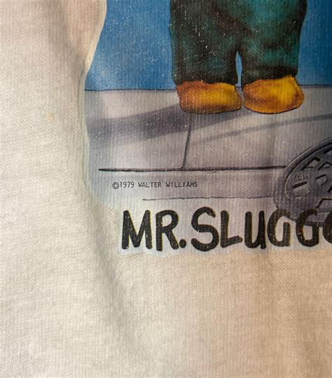 vintage 70s MR BILL SHOW SLUGGO WALKS SPOT IRON ON TV Ringer t-shirt ...