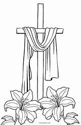 Easter Cross Coloring Pages Printable sketch template
