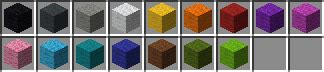 minecraft java edition - How to create a line of wool sorted by color ...