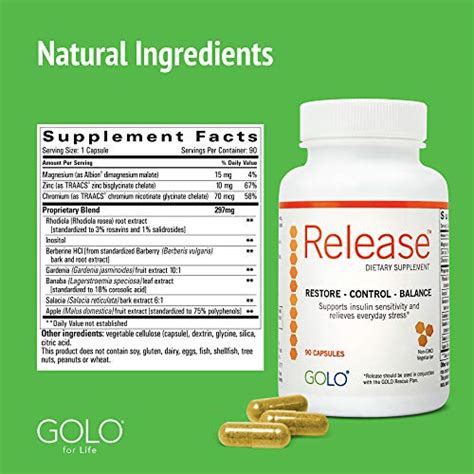 GOLO Release Diet Supplement - Metabolic Plan Health Management System - Boosts Energy, Balances ...