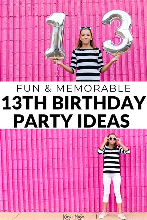 31 Special 13th Birthday Party Ideas