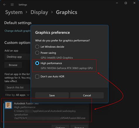 Force to use NVidia GPU instead of the Intel GPU in Windows 11 ...