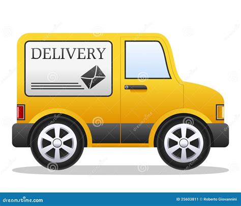 Cartoon Delivery Van | CartoonDealer.com #25603811