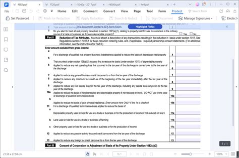 IRS Form 982- How to Fill it Right