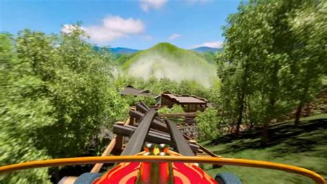 3D Virtual Ride on Dollywood’s Lightning Rod